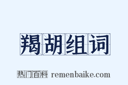 羯胡组词是什么意思的图片